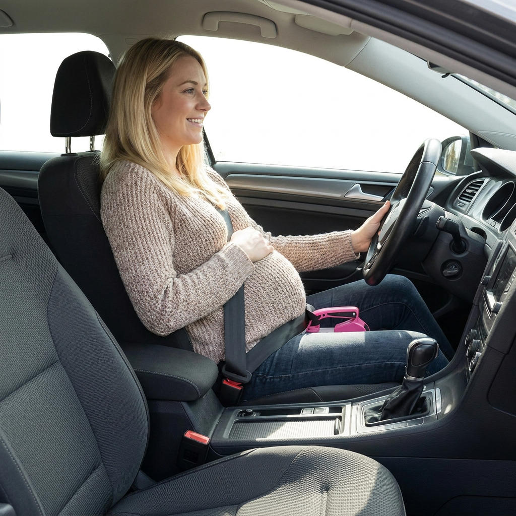 Car Travel Maternity Belly Support Strap – Adjustable & Comfortable Pregnancy Support