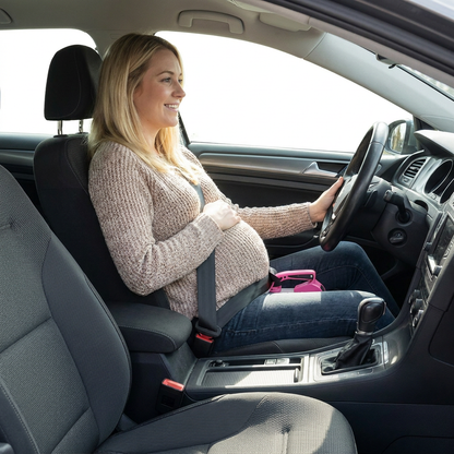 Car Travel Maternity Belly Support Strap – Adjustable & Comfortable Pregnancy Support