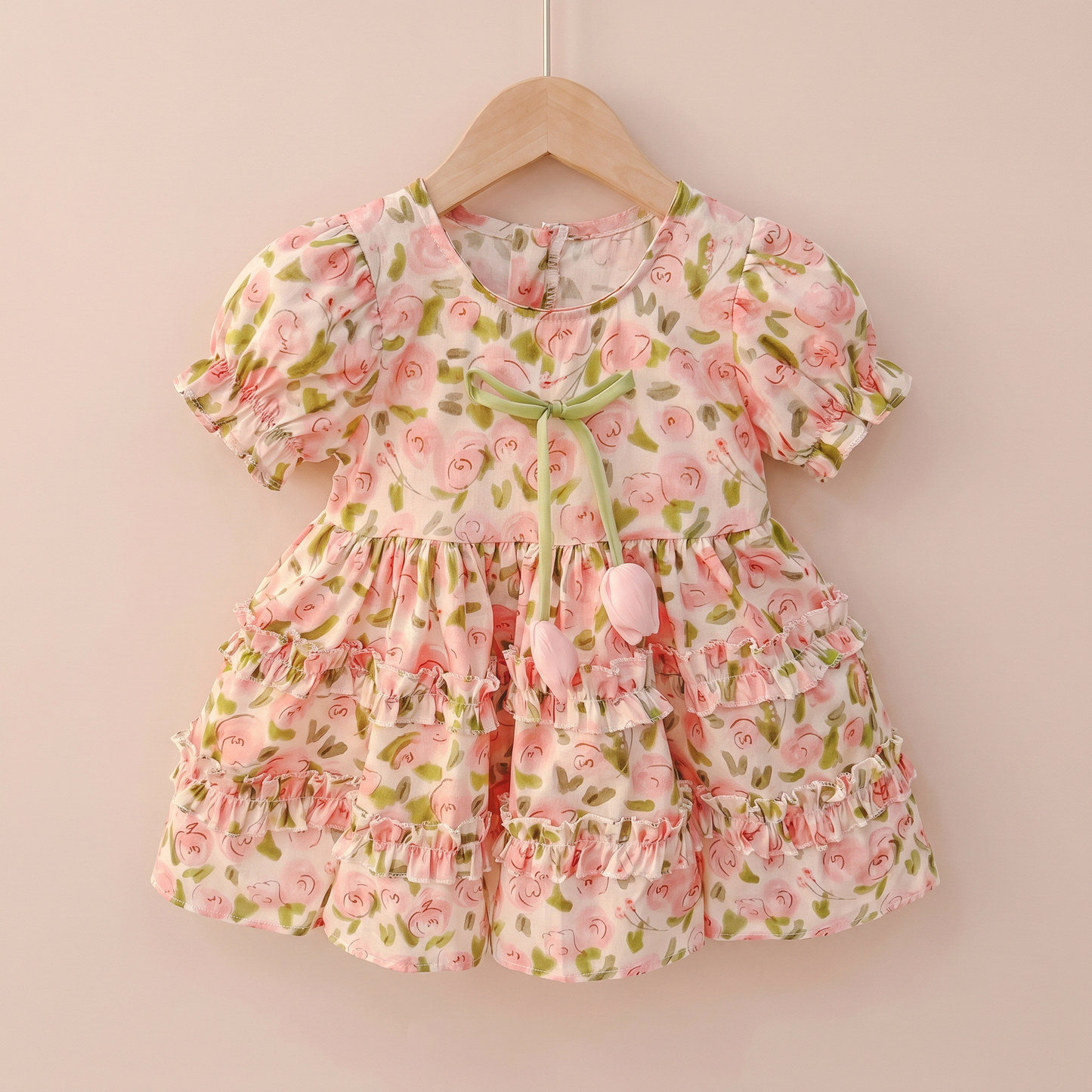 Rose Garden Ruffle Dress