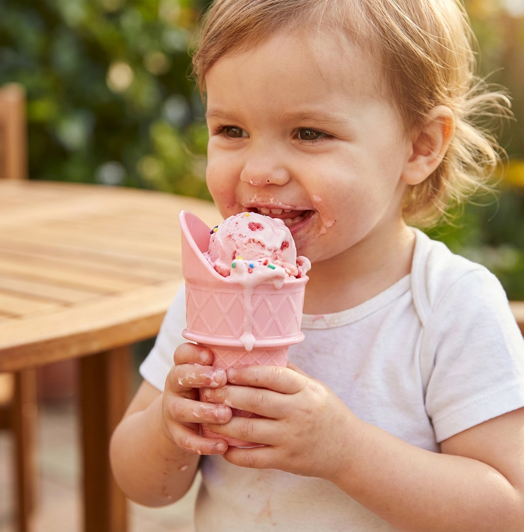 2-Pack Ice Cream Cone Holder for Kids – No-Mess Ice Cream Cup