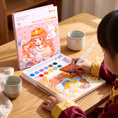 All-in-One Watercolour Painting Book
