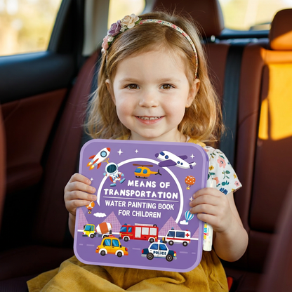 Magic Water Drawing Book – Reusable Mess-Free Colouring Fun