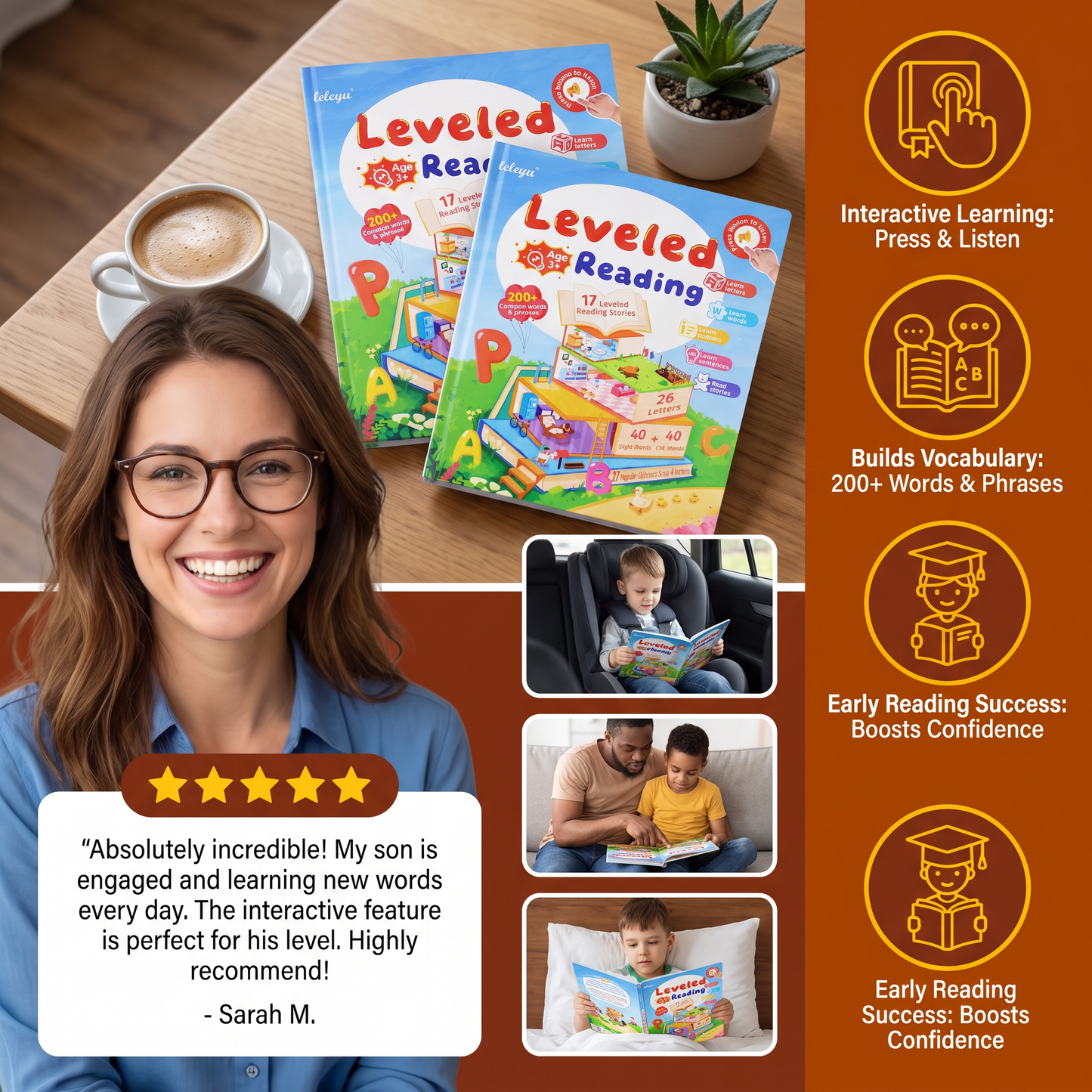 My First Leveled Reading Sound Book – Interactive Reading & Literacy
