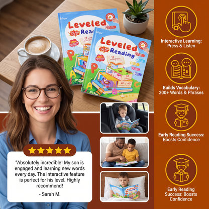My First Leveled Reading Sound Book – Interactive Reading & Literacy