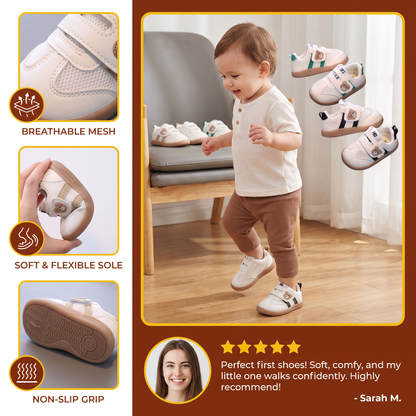 Breathable Baby & Toddler First Walking Shoes – Soft Sole & Non-Slip