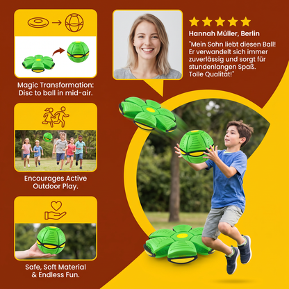 Magic Transforming Flying Disc Ball – Interactive Toy for Kids
