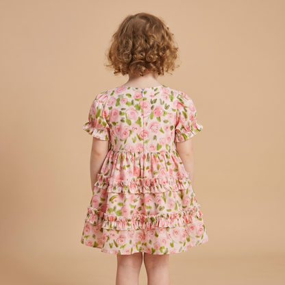 Rose Garden Ruffle Dress