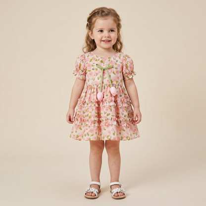 Rose Garden Ruffle Dress