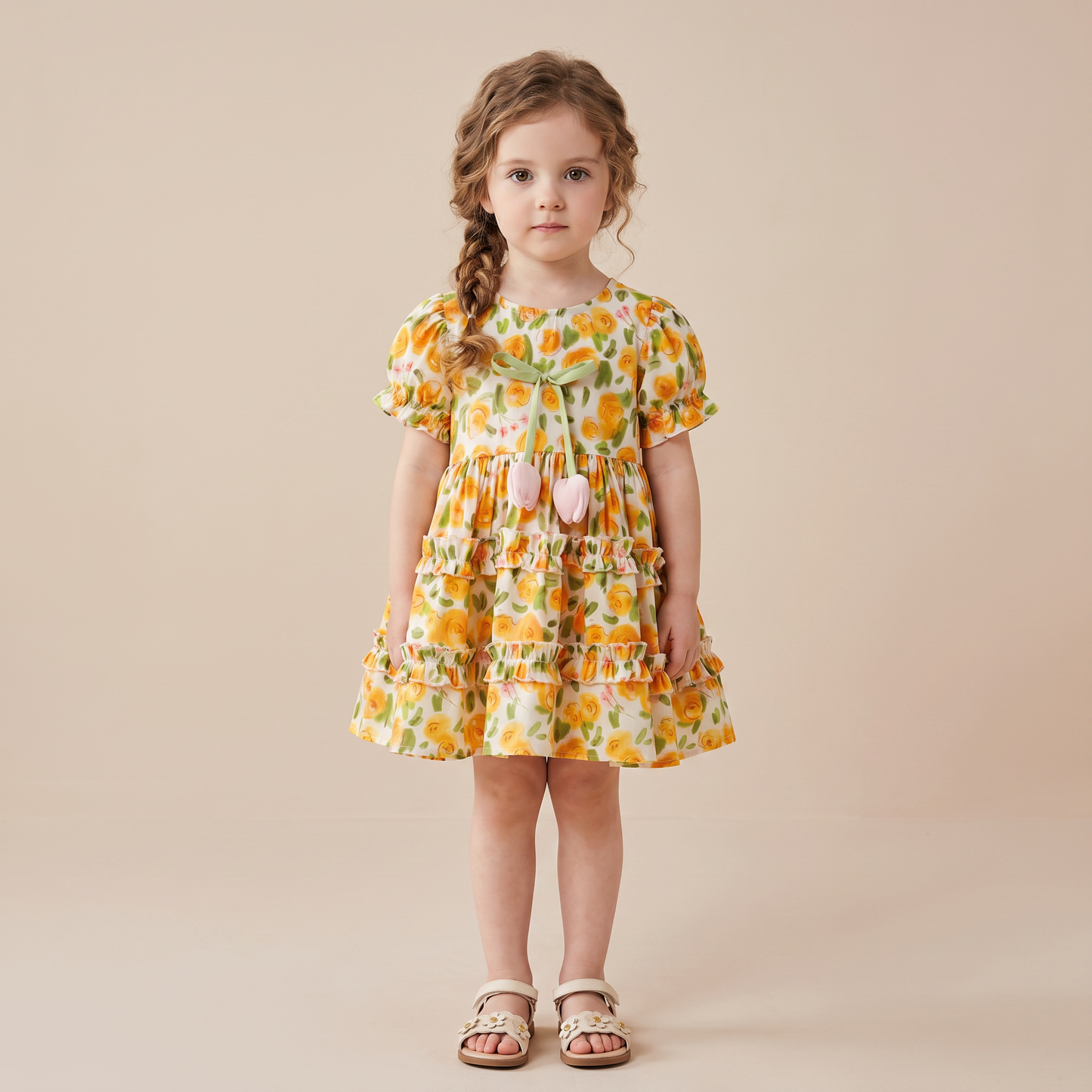 Rose Garden Ruffle Dress