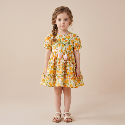 Rose Garden Ruffle Dress