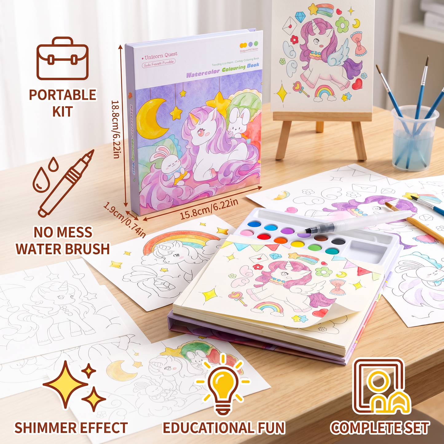 All-in-One Watercolour Painting Book