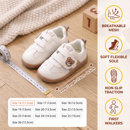 Breathable Baby & Toddler First Walking Shoes – Soft Sole & Non-Slip