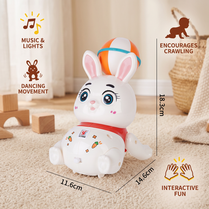 Interactive Dancing Rabbit Toy – Lights, Music & Fun Movement