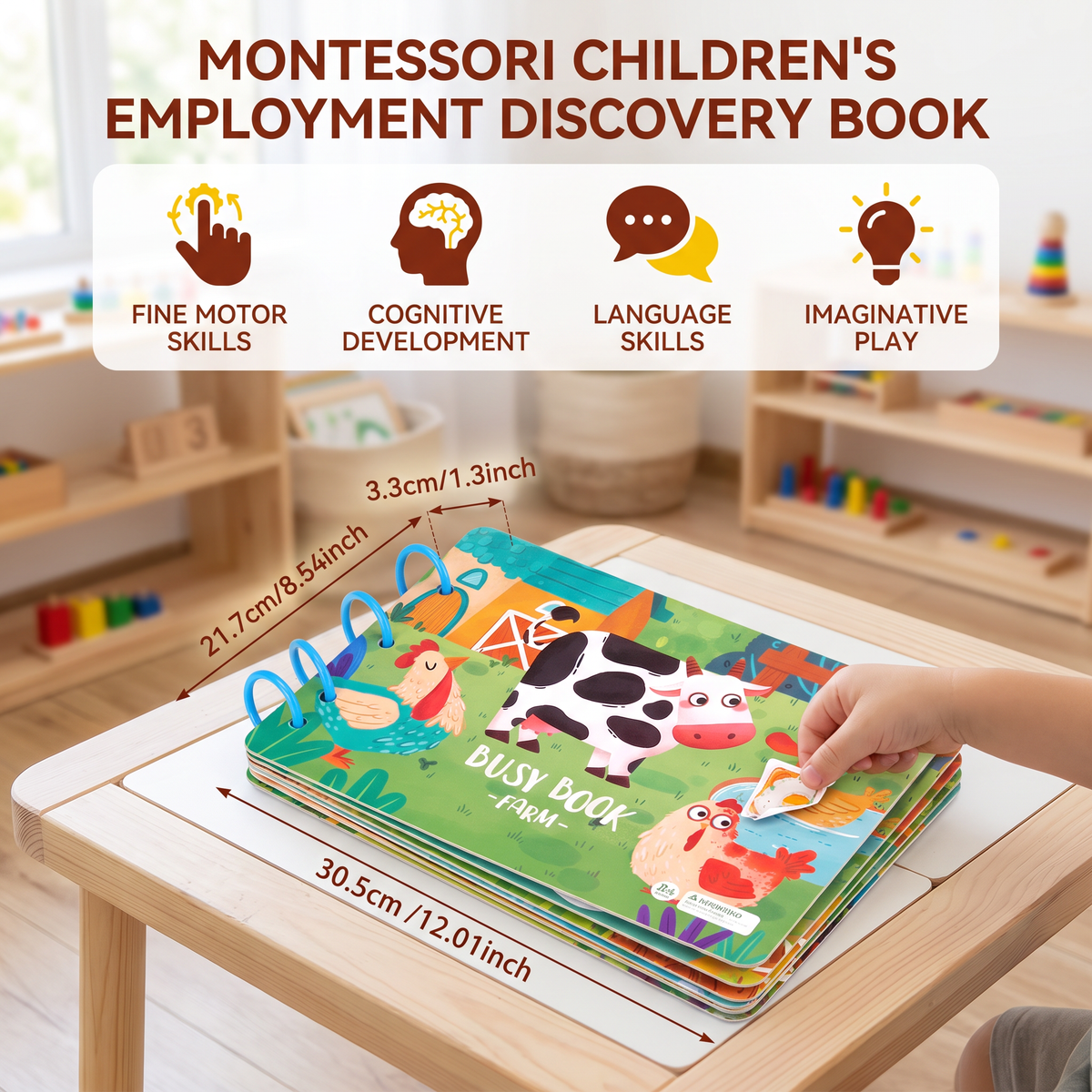 Montessori Children's Employment Discovery Book