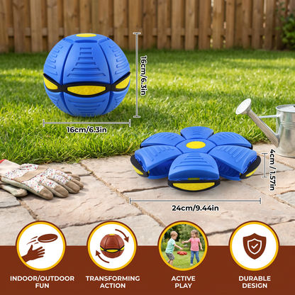 Magic Transforming Flying Disc Ball – Interactive Toy for Kids