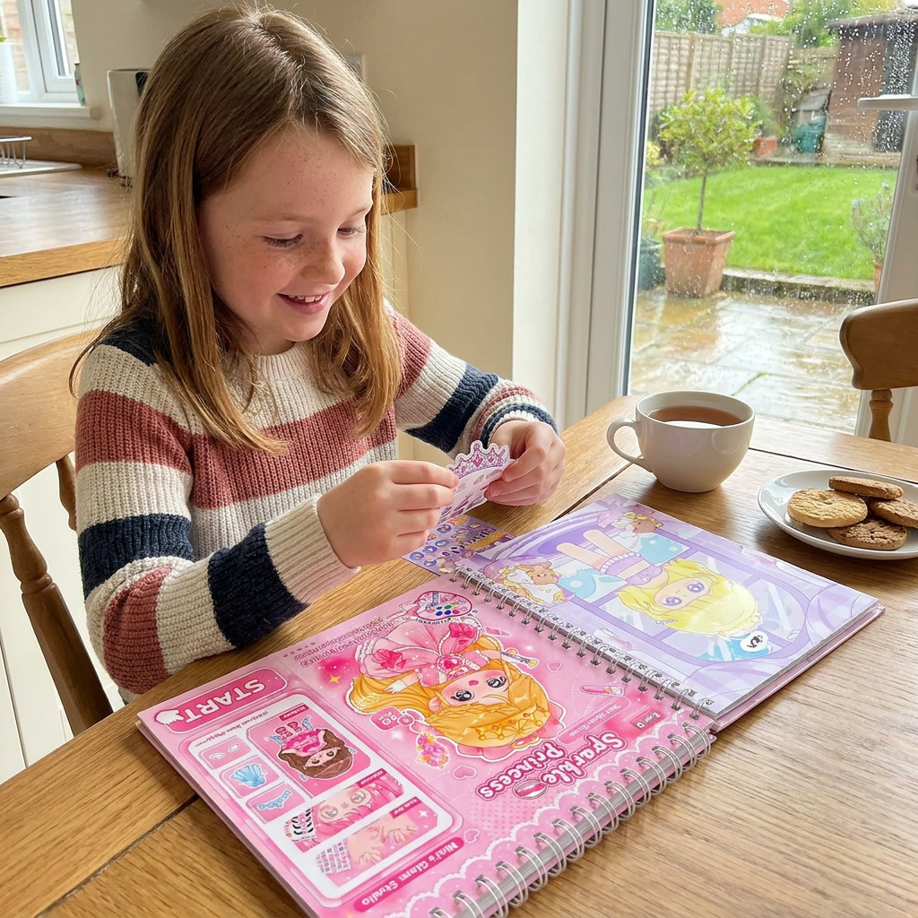 Princess Dress-Up Sticker Activity Book