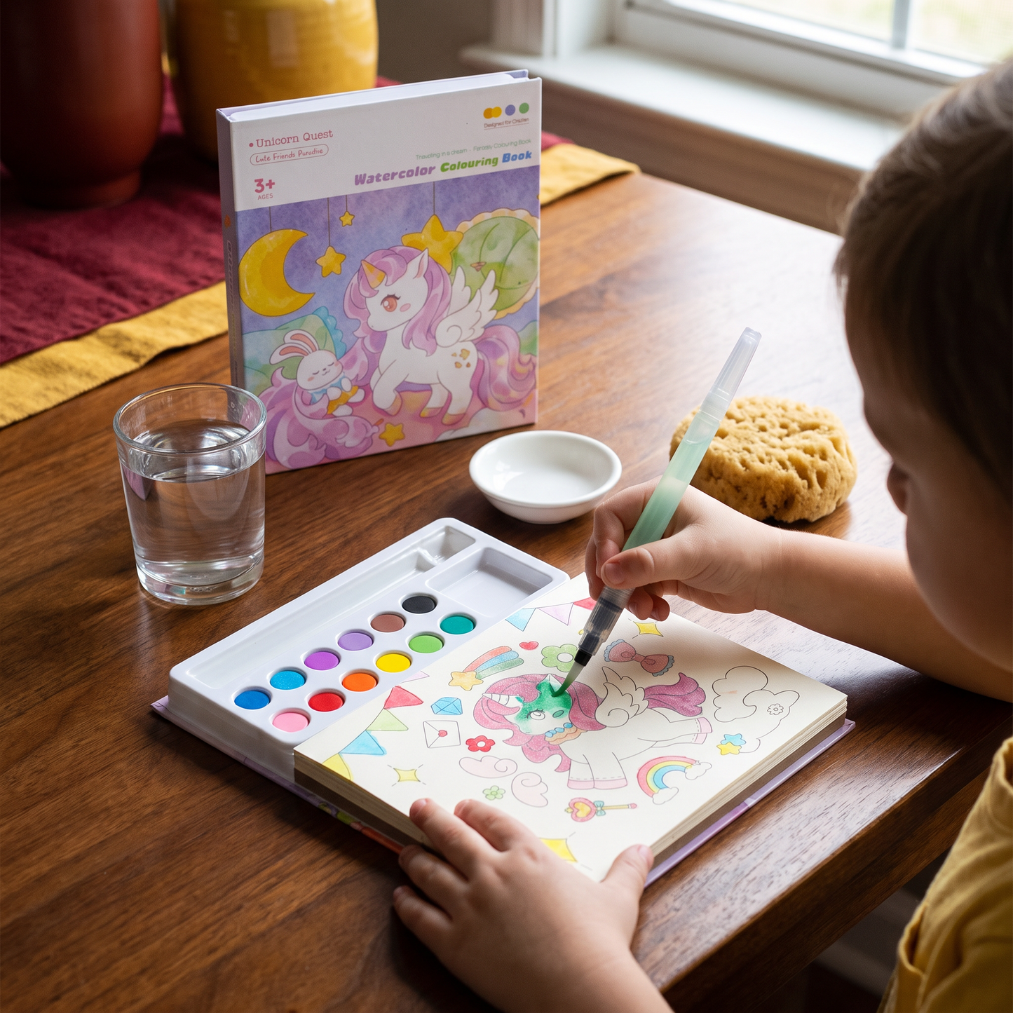 All-in-One Watercolour Painting Book