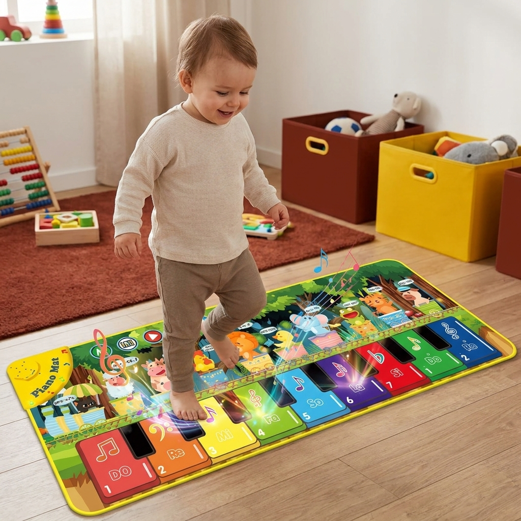Interactive Musical Piano Play Mat