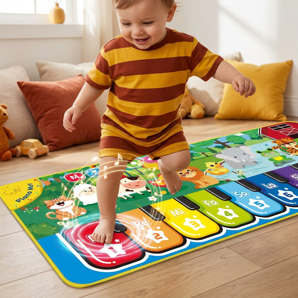 Interactive Musical Piano Play Mat