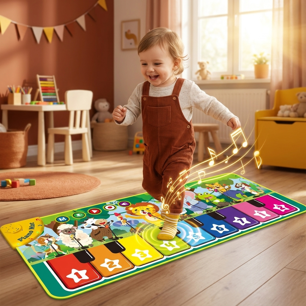 Interactive Musical Piano Play Mat