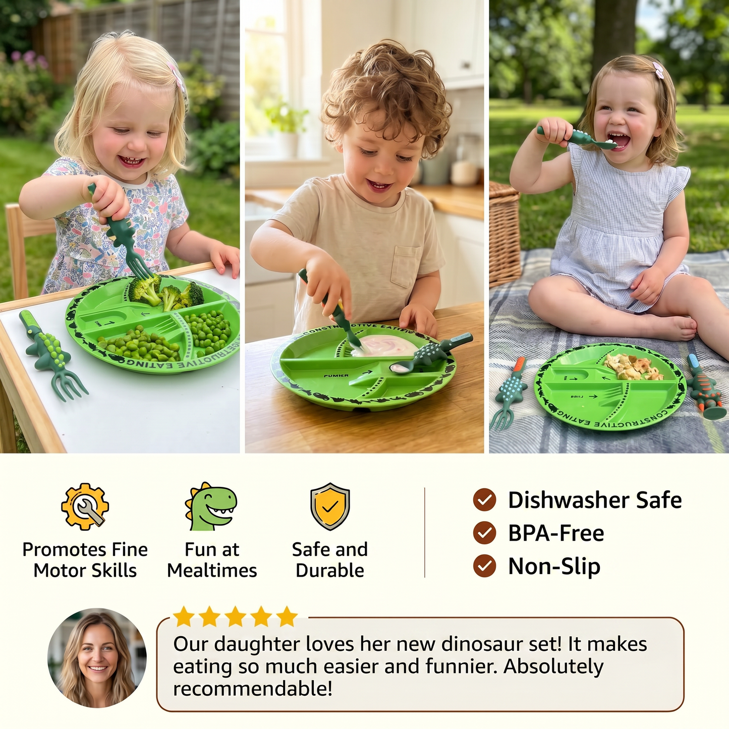 Dino Themed Dining Set