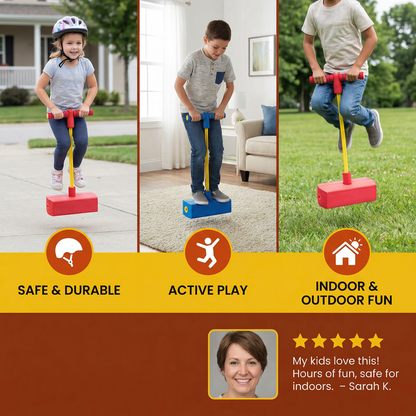 Kids Foam Pogo Jumper – Bouncing Toy for Indoor & Outdoor Fun