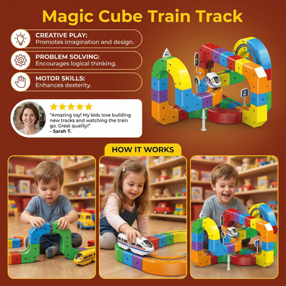 Magic Cube Train Track – Kids Toy