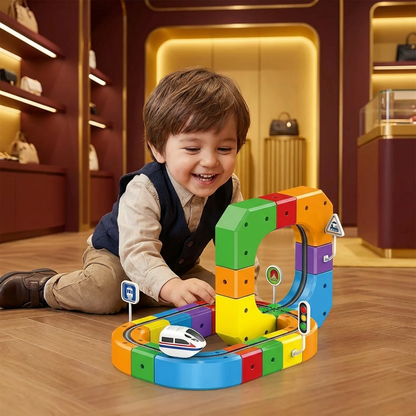 Magic Cube Train Track – Kids Toy