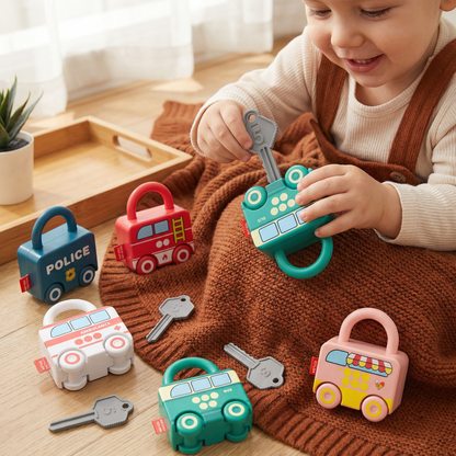 Montessori Key and Lock – Patterns & Colors Toy