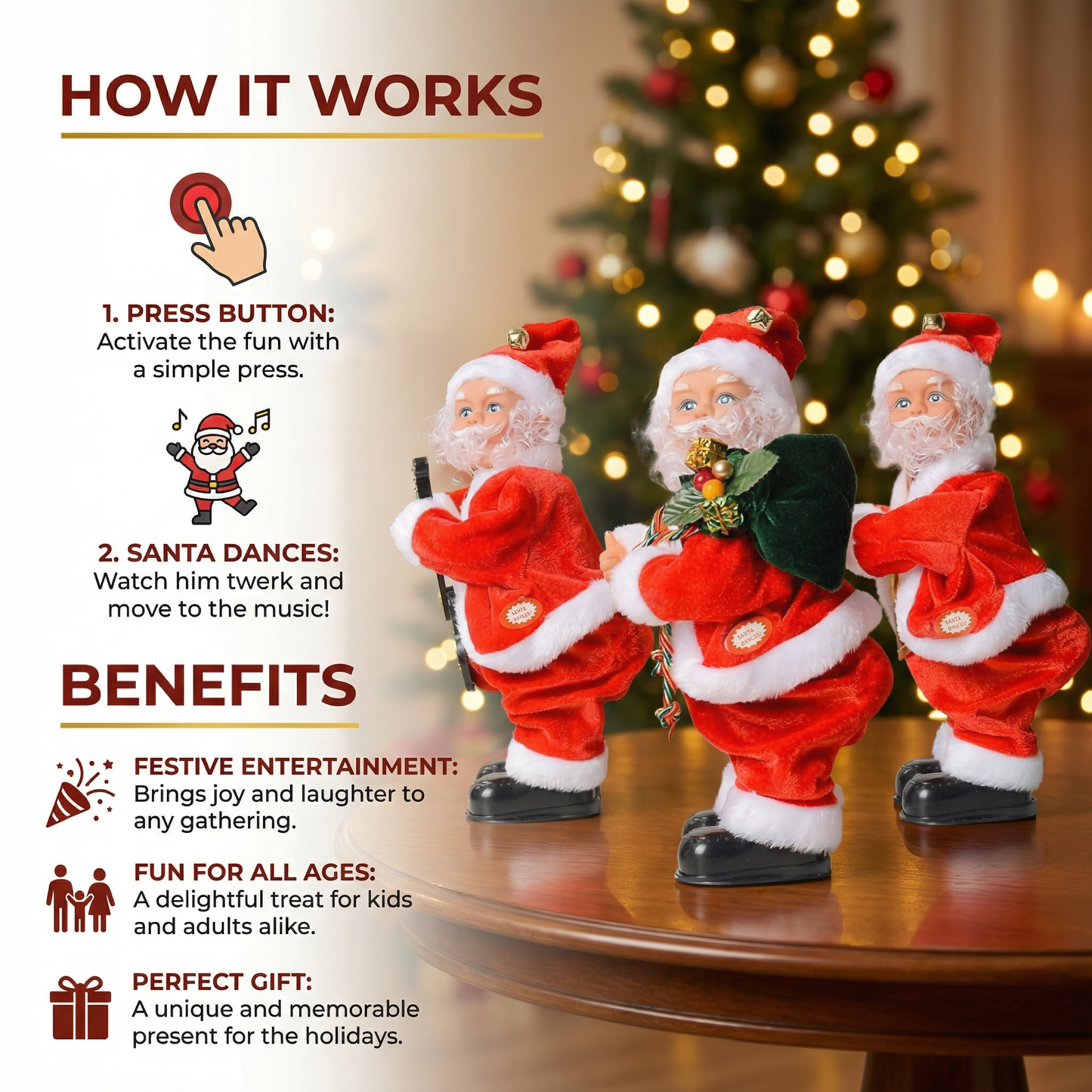 Twerking Santa Claus Kids Toy